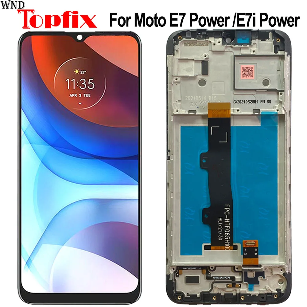ЖК-дисплей с рамкой для Motorola Moto E7i Power сенсорный экран дигитайзером E7 E7Power |