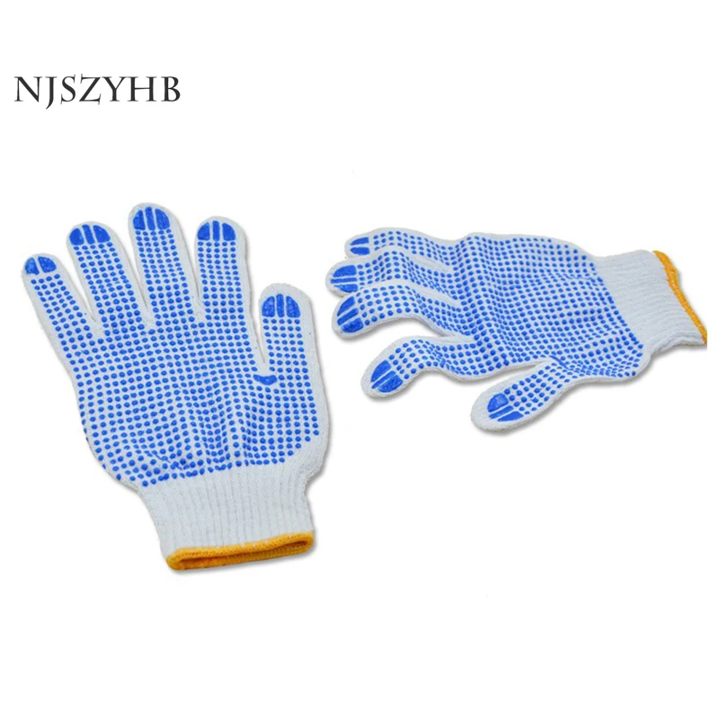 Прочные пропитанные ПВХ толстые хлопковые рабочие защитные проволочные