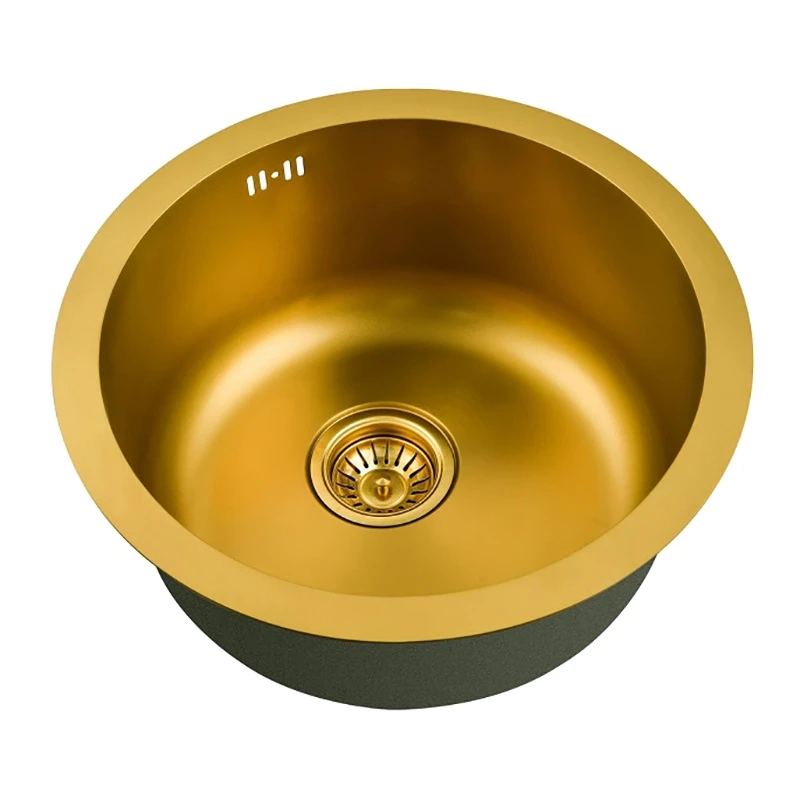 Мойка для кухни ZorG Sanitary SZR-500-BRONZE (бронза круглая) | Строительство и ремонт