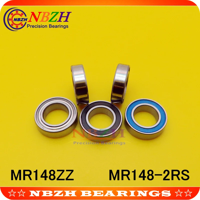 MR148 MR148ZZ MR148RS шарикоподшипники с глубоким желобом Размер 8x14x4 мм для радиальных
