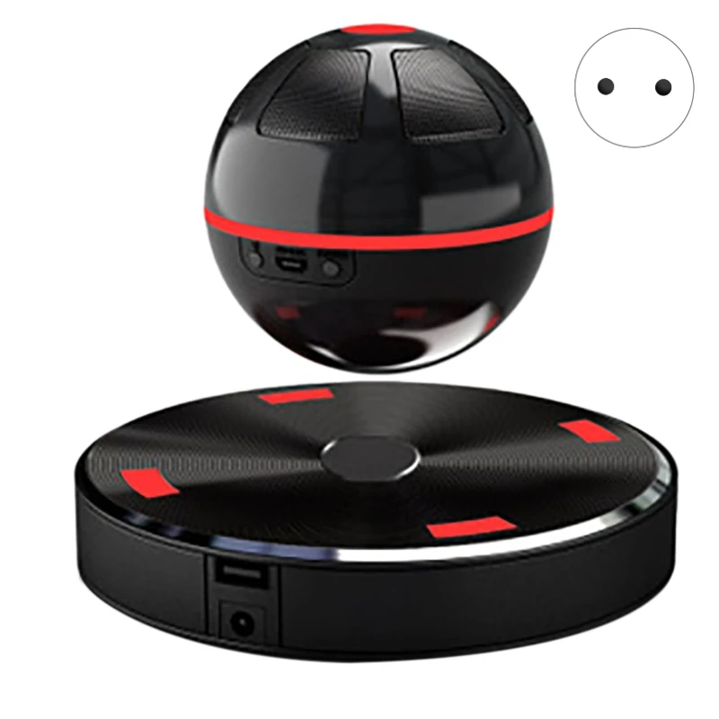 Портативный NFC Магнитный Плавающий 3D стерео Bluetooth динамик 4 1 для iPhone/Samsung EU Plug