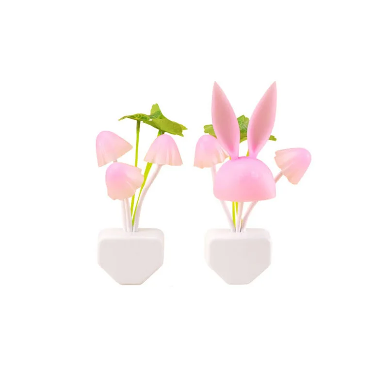 

Plug in the radio lamp moonlight rabbit mushroom led nightlight mild not dazzling colorful creative dream factory outlet