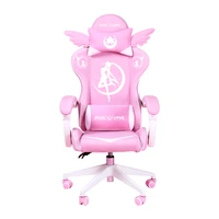 home cute pink gaming computer chair girls can travel fashionable and comfortable anchor live chair internet cafe game chair