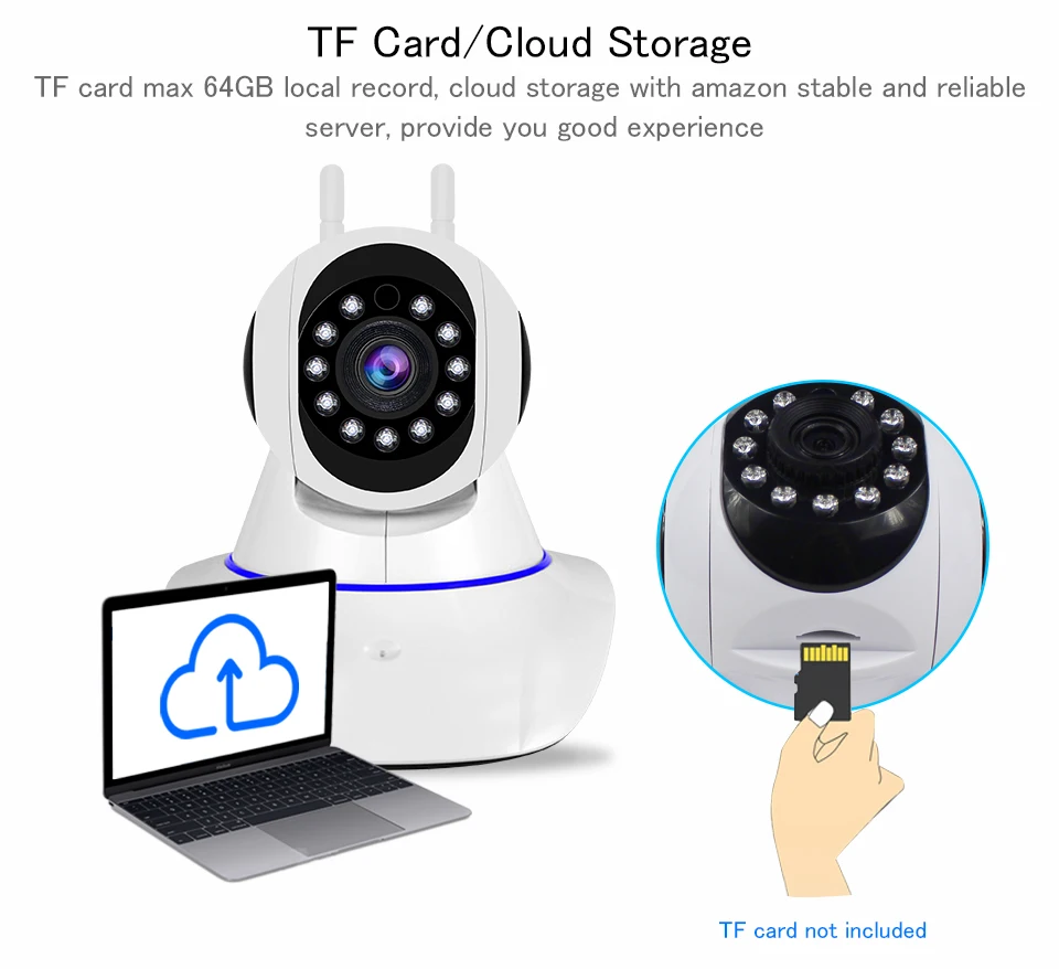 Радионяня wifi 720P IP камера WiFi ночное видение двухстороннее аудио видео няня камера Беспроводной Детский фотоаппарат Домашняя безопасность детский телефон