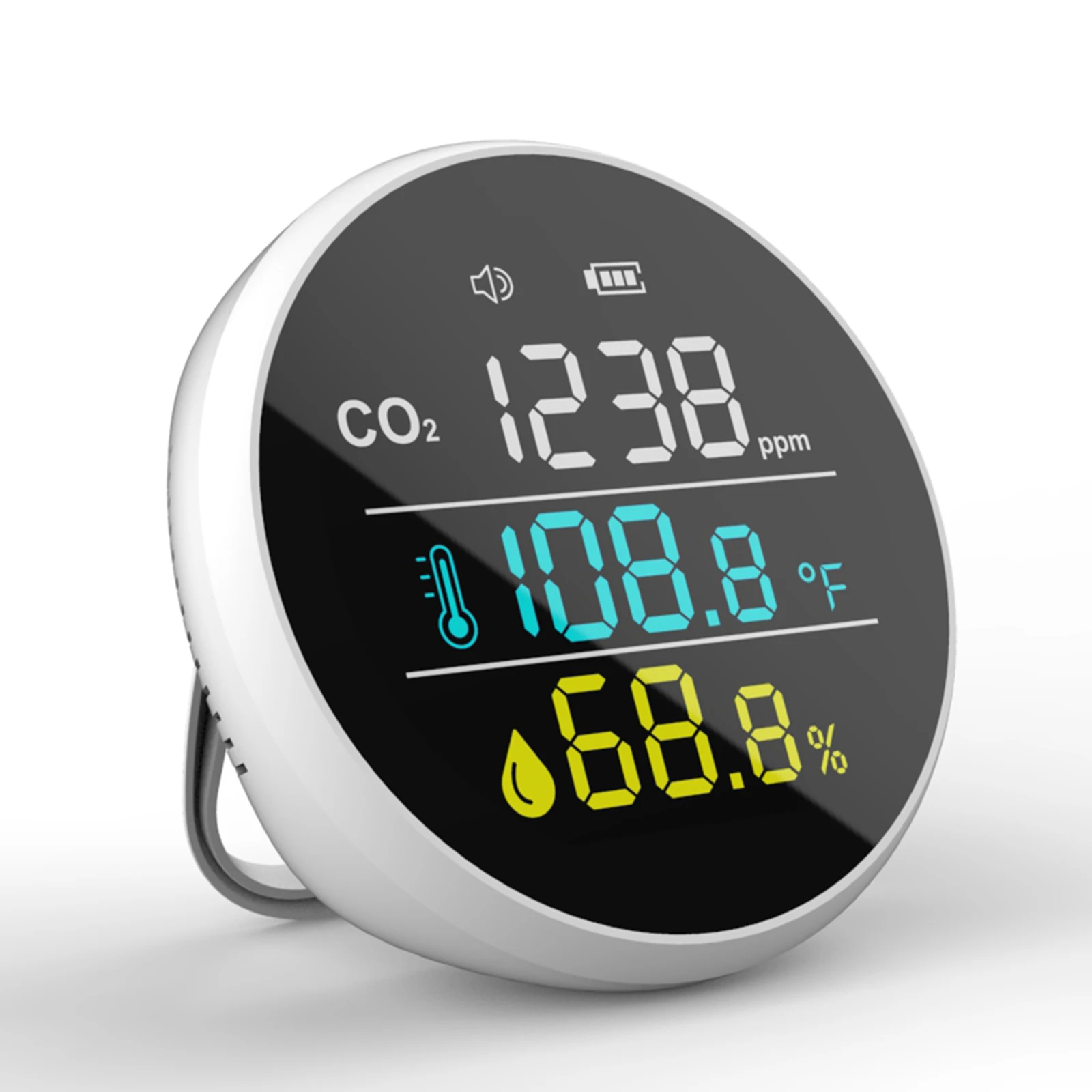 

Крытый CO2 Мини Измеритель детектор двуокиси углерода Температура влажности Сенсор тестер мониторинга качества воздуха в режиме реального ...