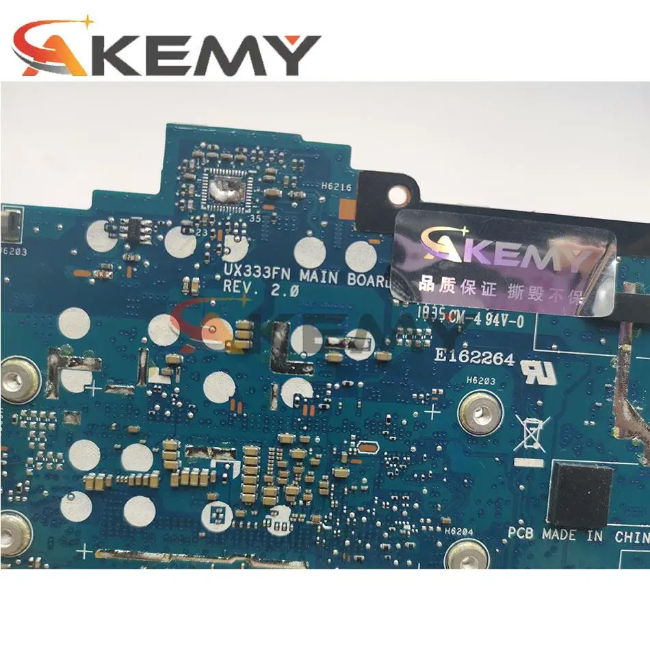 ux333fn notebook motherboard with i5 8265u cpu 8gb ram v2g for asus zenbook 13 ux333f ux333 u3300f laotop mainboard motherboard free global shipping