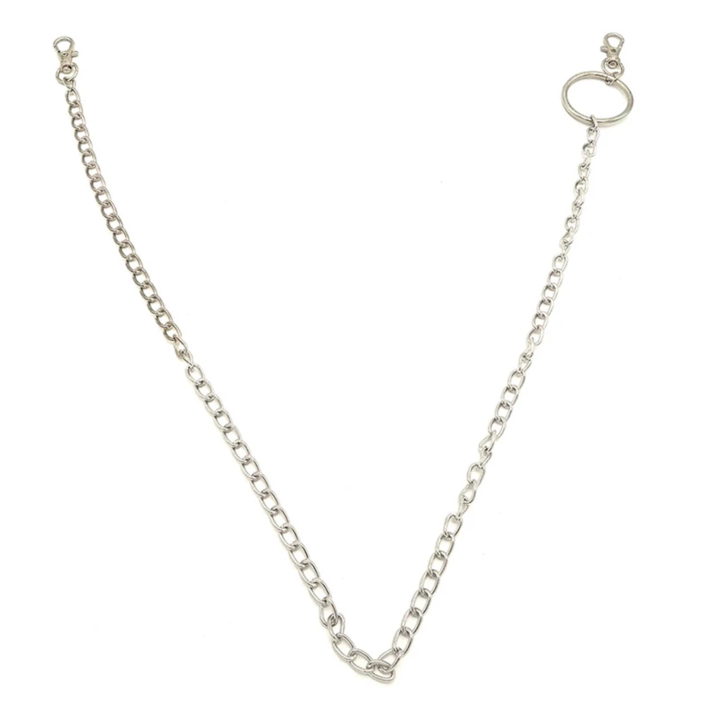 

1Layer/2Layer/3Layer Rock Punk Hook Trousers Pant Waist Link Belt Chain Metal Wallet Silver Chain Fashion Jewelry