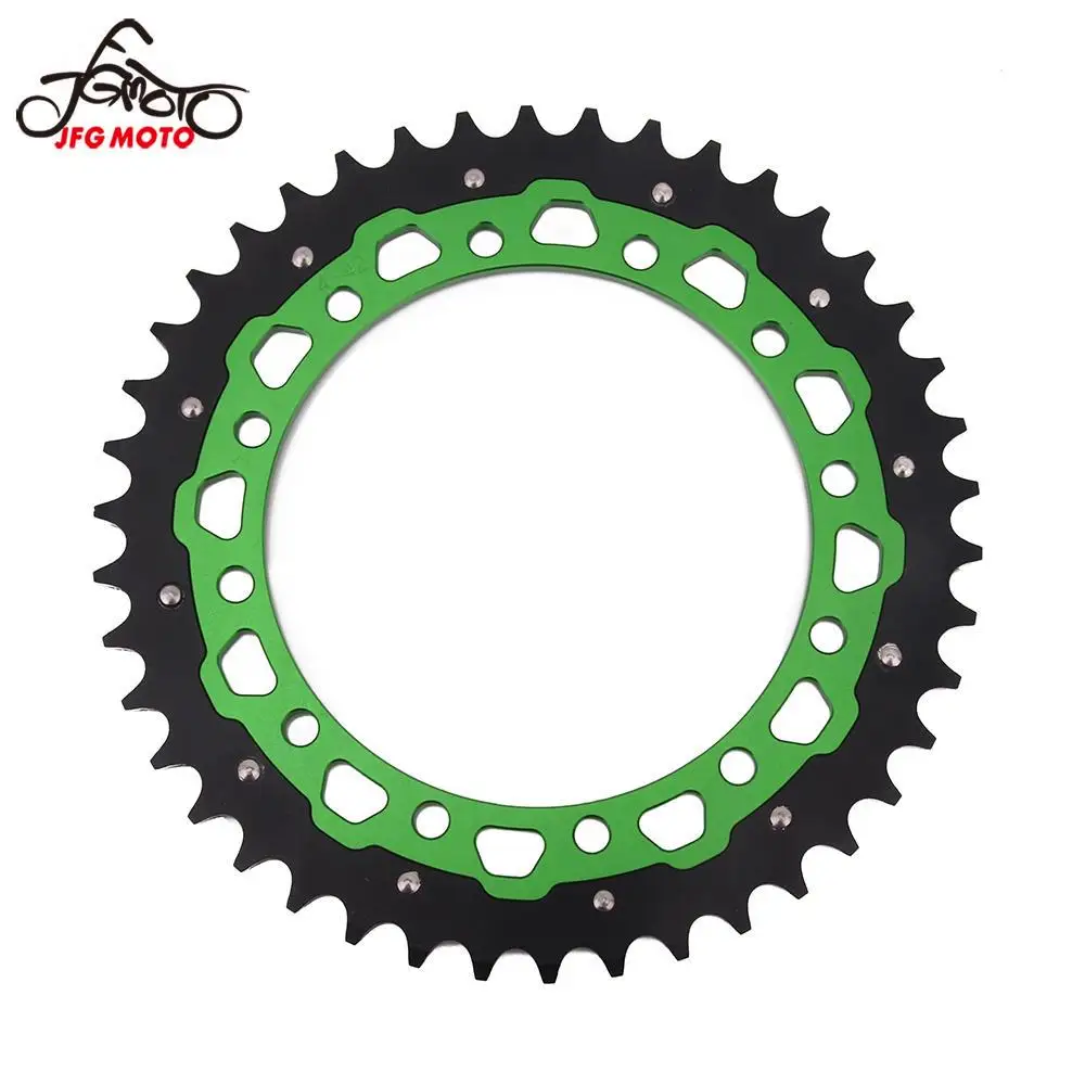 Задняя цепная Звездочка для мотоцикла KAWASAKI KDX KLX KX KXF 200 220 250 300 450 500 KX250F KX450F 42 48 49 50