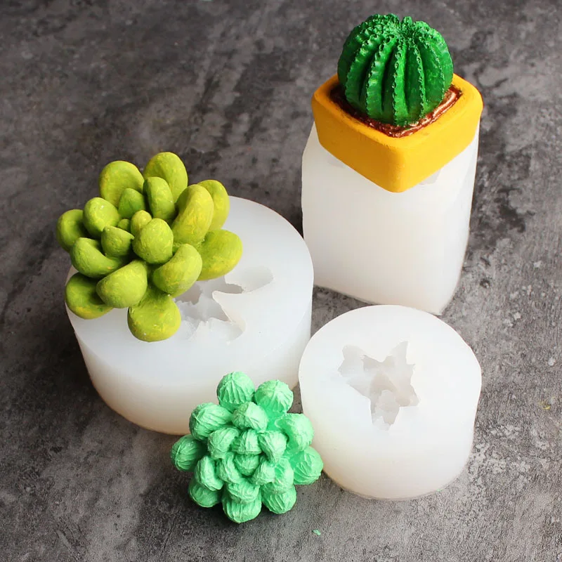 Кактусы суккуленты подвесные аксессуары силиконовые формы украшения ювелирных
