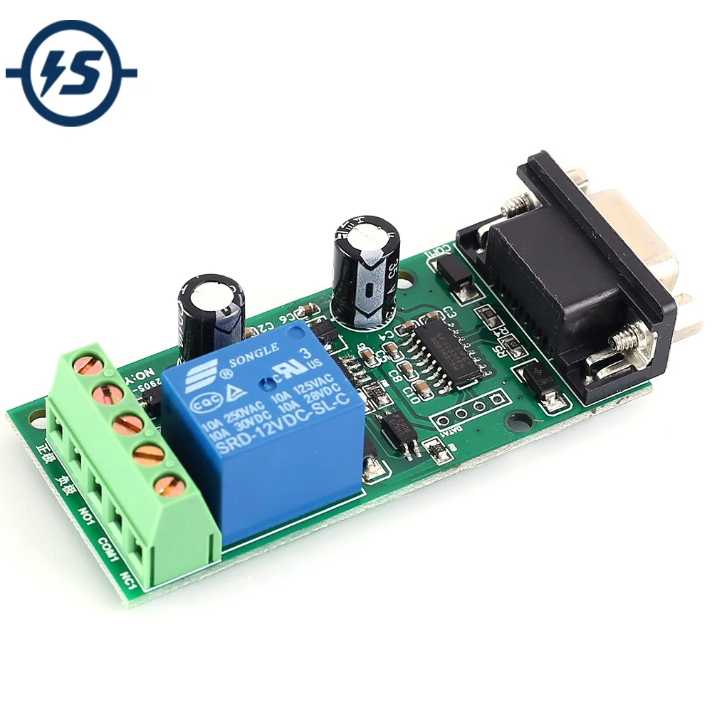 Контроллер UART 1-канальный 1-битный релейный модуль переключателя один платы 12 В