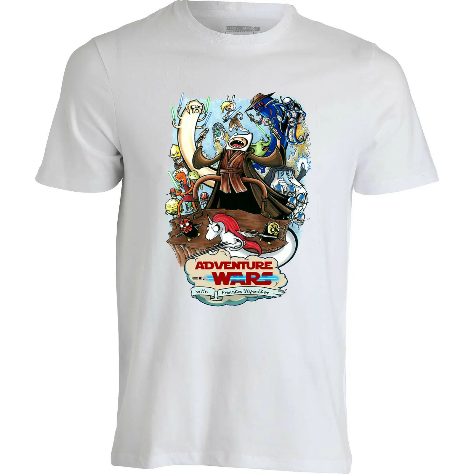 Мужская футболка с принтом Время приключений Лорд Финн Джейк Доктор Кто машап