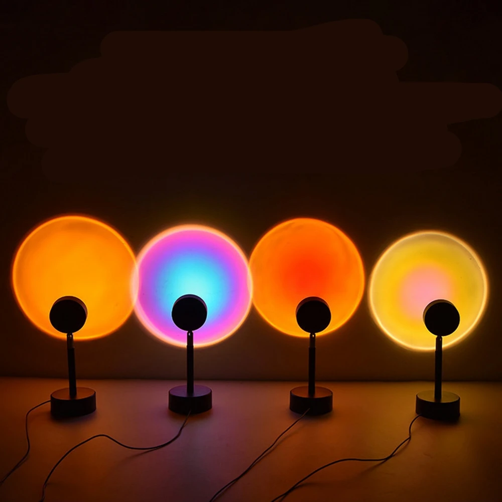 Проекционный ночник с закатом фон для прямой трансляции как Галактический