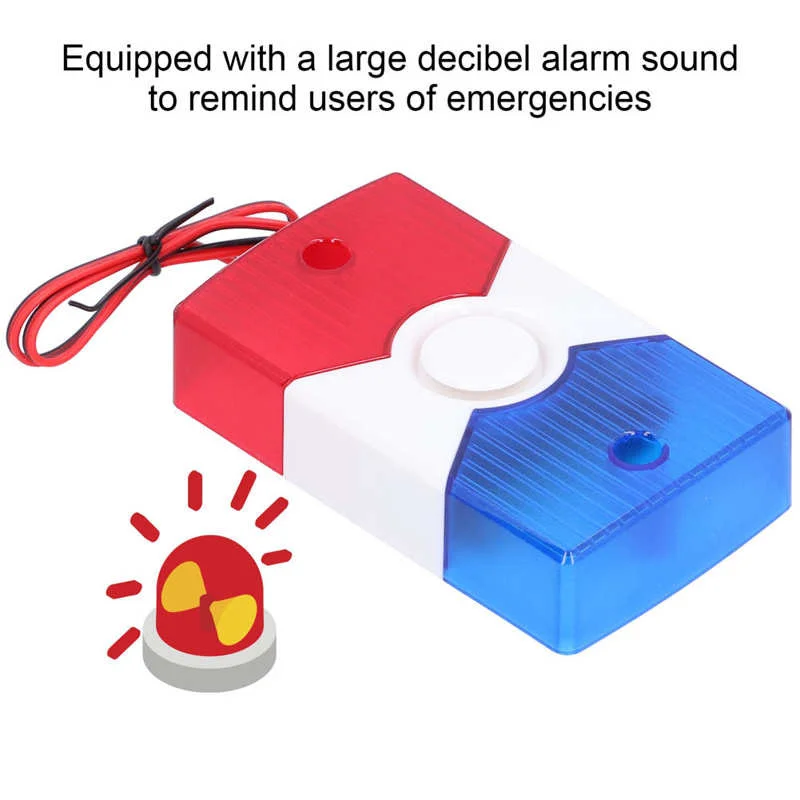 Звукосветильник Светодиодная Сигнализация двухцветная лампа-вспышка с частотой
