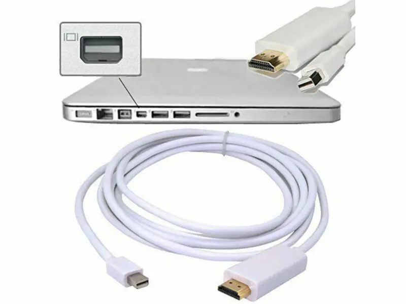 1 8 м дисплейный порт MiniDP типа displayport в hdmi портом ThunderBolt кабель адаптер для ноутбука