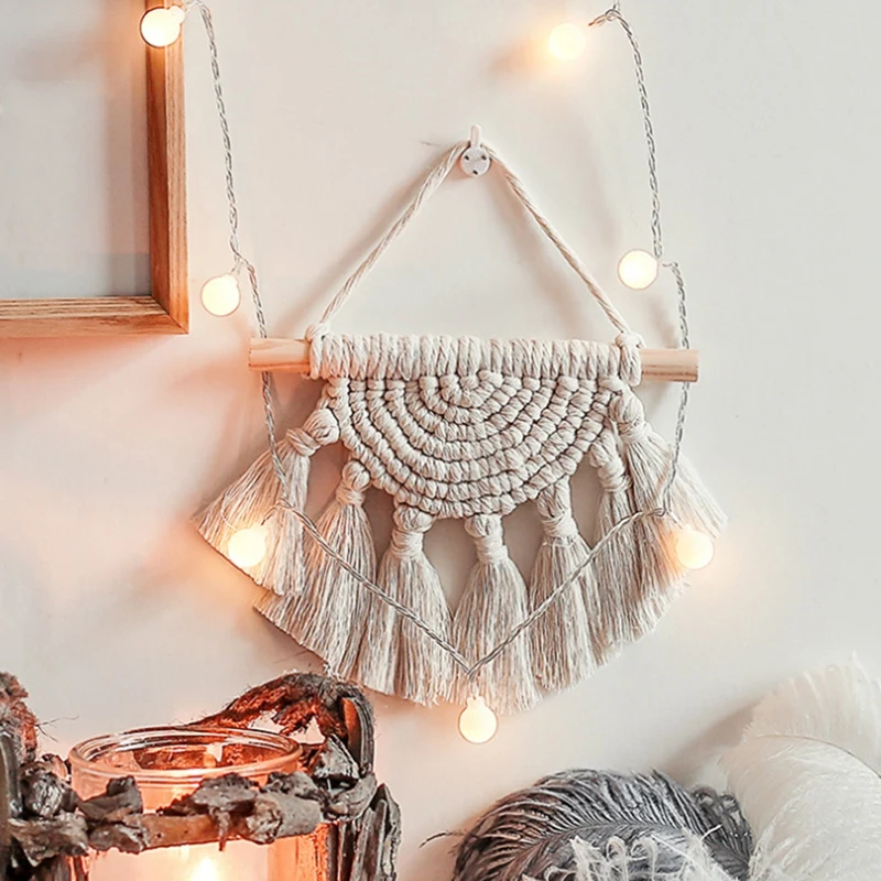 

Hand-Woven Wall Tapestry Bohemian Tapestry Wedding and Homestay Wall Decoration Home Decoration Tapestry Wall Hanging