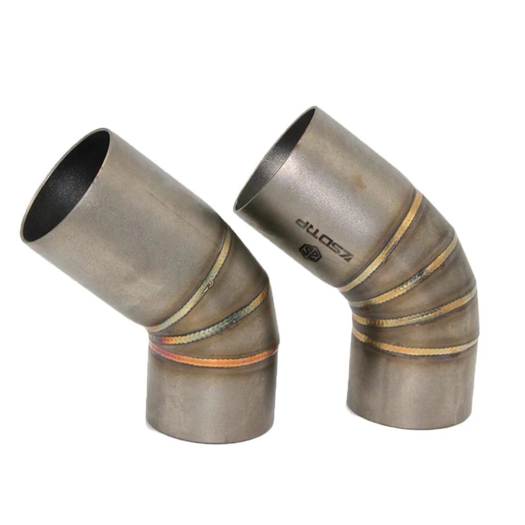 51 мм выхлопная система средняя труба из нержавеющей колено для Ducati Monster 696|Сборные