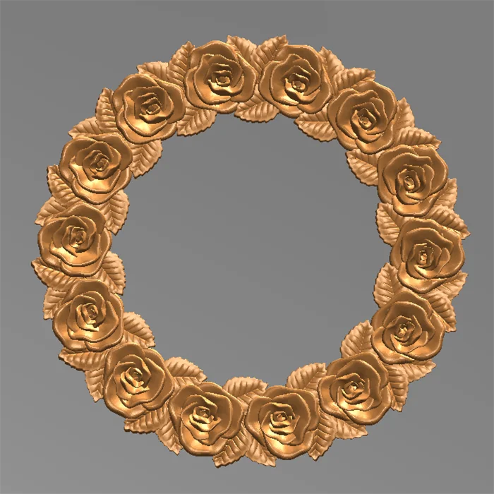 Рамка для цифровых файлов 3d модель рельеф гравировки с ЧПУ в формате STL artcam