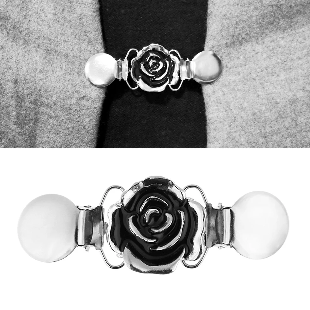 Женский прочный булавка легко использовать держатель цветок воротник клип