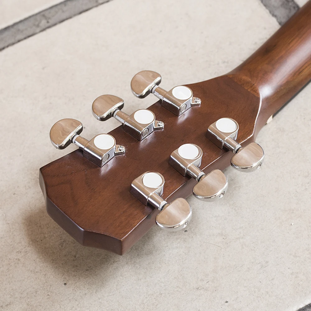 Гитарный гриф из дерева и розового 41 дюйм 20 класса поп полоска стиль колледжа для