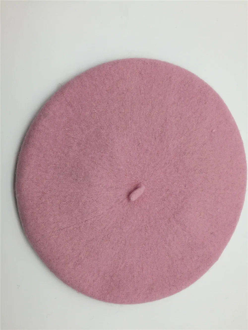 Pink Женская шерстяная шляпа, Женские однотонные зимние шапки для девочек, женские классические шляпы в стиле художника, светло-коричневые, горчичные, розовые, фиолетовые, красные шляпы - Цвет: Pink