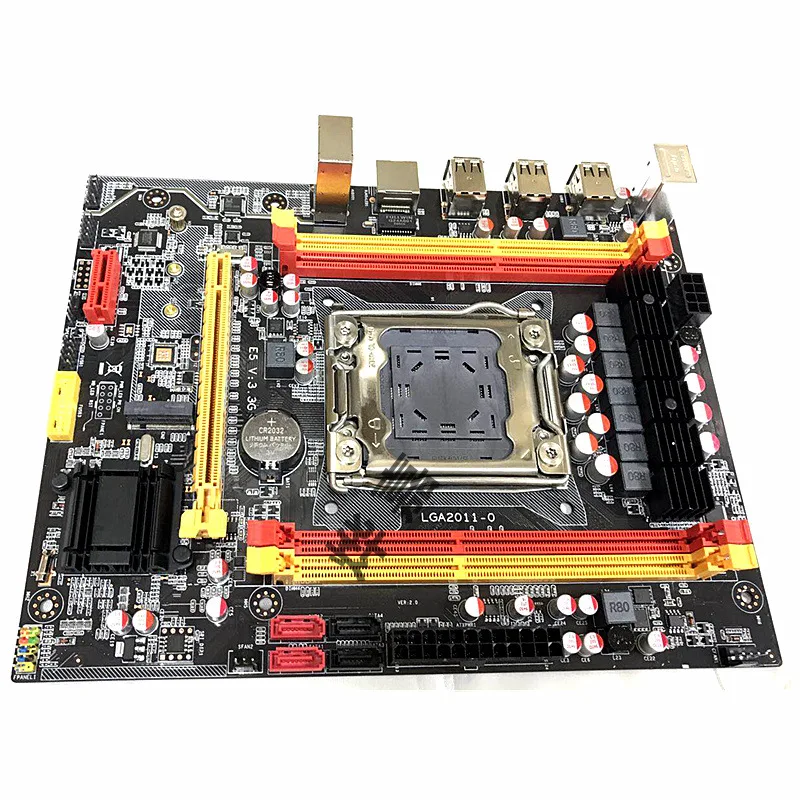 

New X79 motherboard LGA2011 pin RECC memory supports E5 2670 2689CPU computer motherboard set