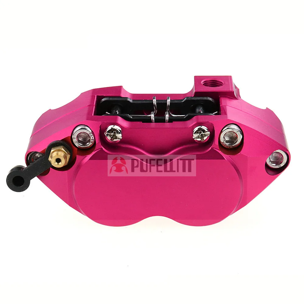 Новый мотоцикл об/мин тормозной розовый Суппорт насос 82 мм Монтажный 4 поршневой