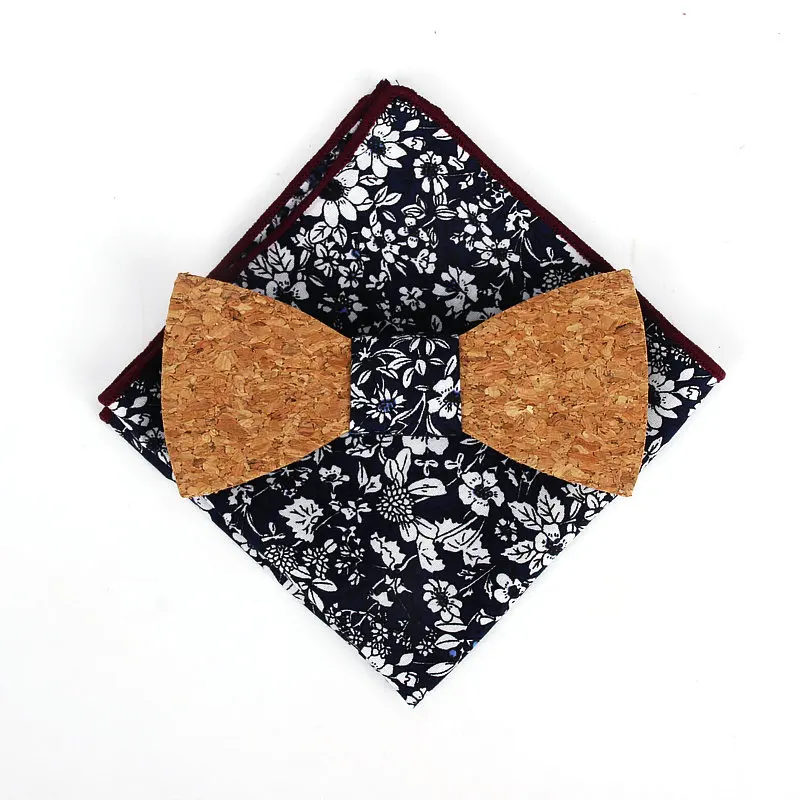 2019 новый мужской галстук-бабочка из древесины для мужчин Hankies наборы галстуков
