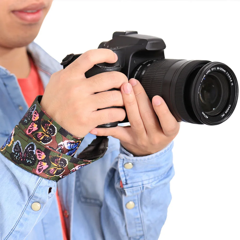 Универсальный наплечный ремень для камеры на шею мягкий DSLR прочный хлопок Nikon Canon
