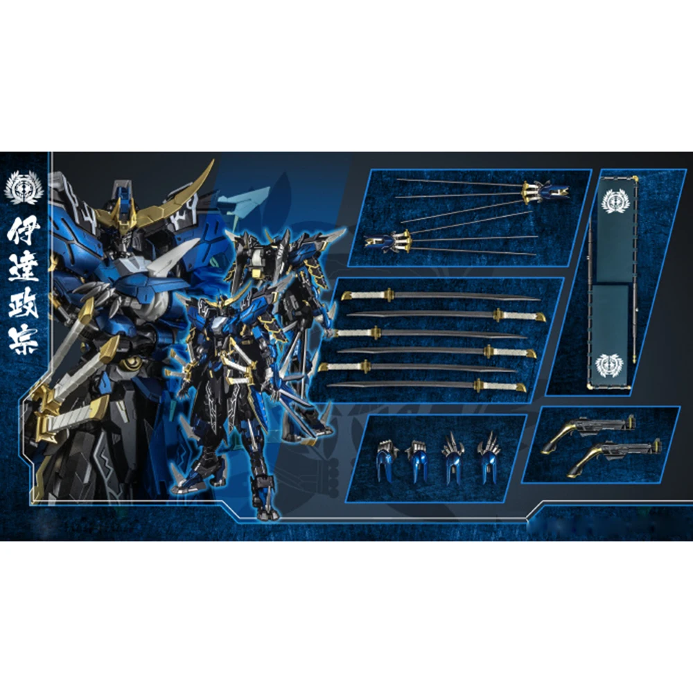 Оригинальный металлический корпус фигурка модель дьявол королей ACT BASARA Date Masamune