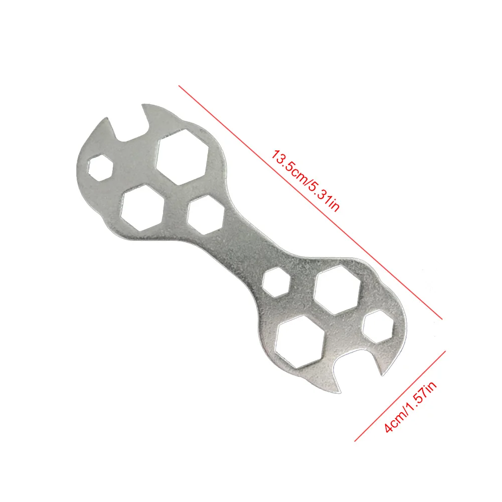 

Bike Repair Tool 10-in-1 Multitool Wrench Nut Driver Portable Flat Hexagon Wrench