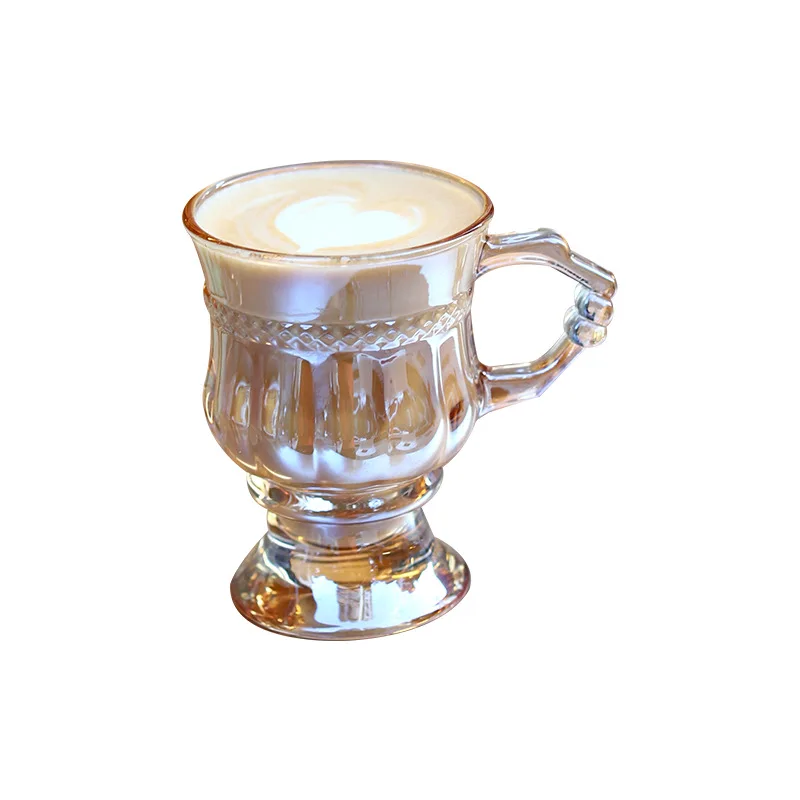 

2 шт. Ретро латте кофейная чашка Дворцовое стекло