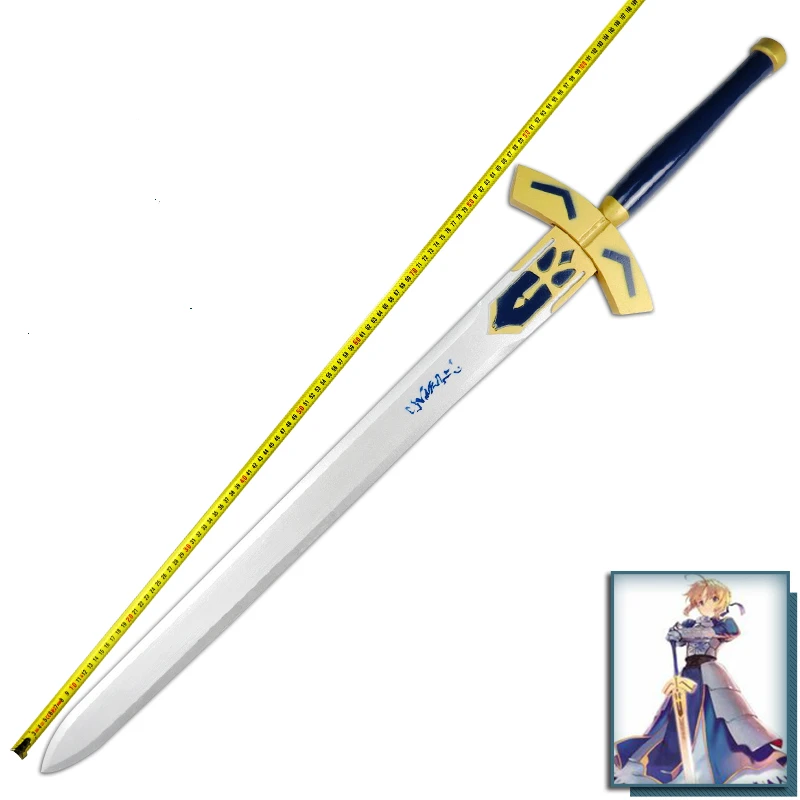 Fate Stay Night Arthur Pendragon Saber белый меч Excalibur деревянный 114 см косплей реквизит оружие