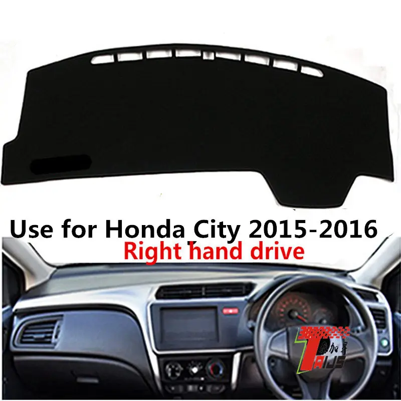 Taijs правым приборной панели автомобиля Обложка для HONDA City 2015 2016 против трещин