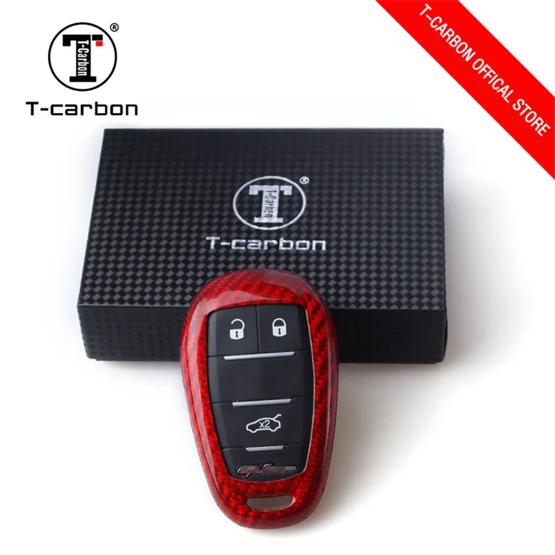 

Car Styling Car Cover Shell for Alfa Romeo mito 159 147 Giulia Stelvio Carbon Fiber Holster Car Key Case 3 Button Accessories