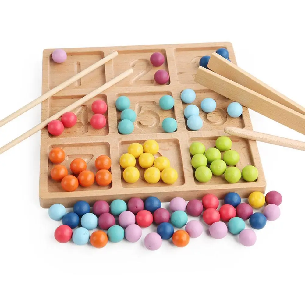

Деревянные цифры, доска для рисования, бусины, подходящие для обучения математике, детские развивающие игрушки для детей, сортировка, Монте...