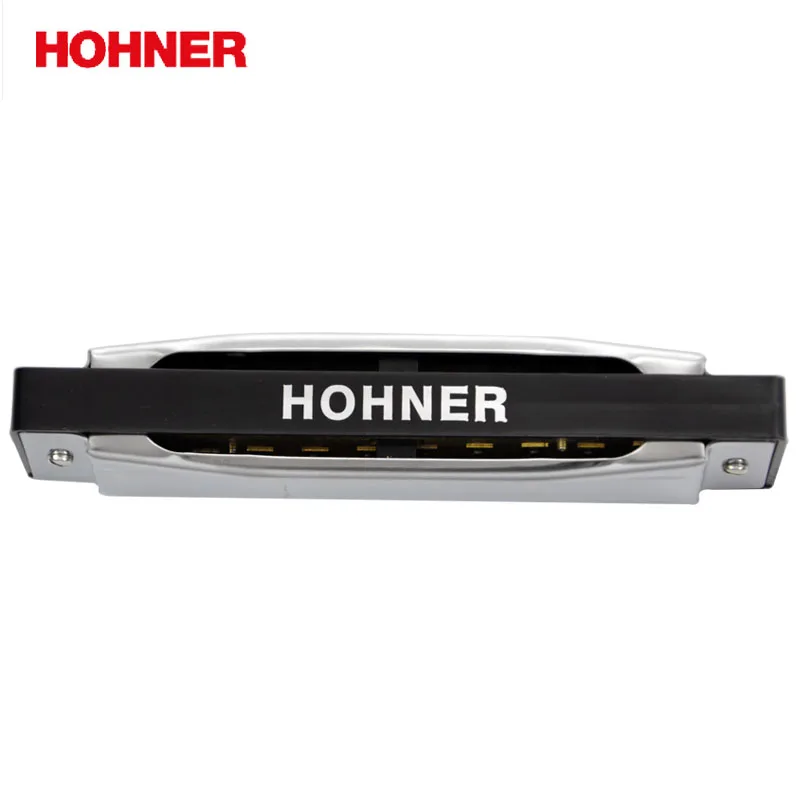

HOHNER 10 Hole Harmonica International Silver Star Diatonic Harp, Blues Harmonica Key C Blues Jazz Band Music Instrument