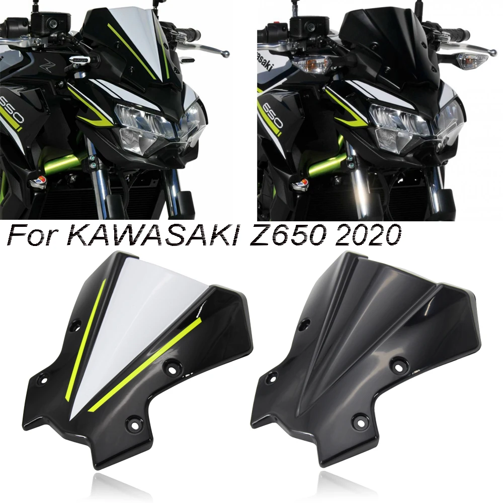 

New Motorcycle Windshield Windscreen Air Wind Deflector For KAWASAKI Z 900 Z 650 Z900 Z650 2020