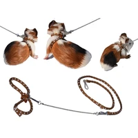 70 dropshippingadjustable chest strap chest strap small animal hamster leash pet products