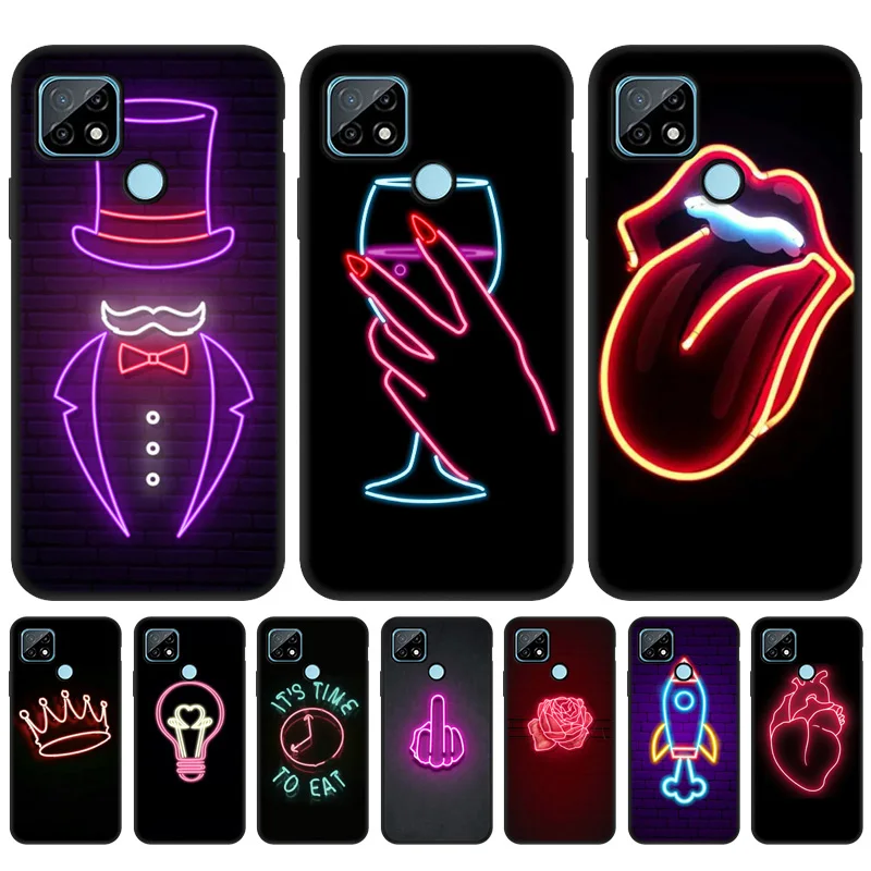 

Realme 8 Pro Case For Oppo Realme 8 4G 6 7 Pro C21 C3 C25 C12 A93 A92S A9 A5 2020 Cover Soft Silicone Coque Reno 5 Realme8 Pro