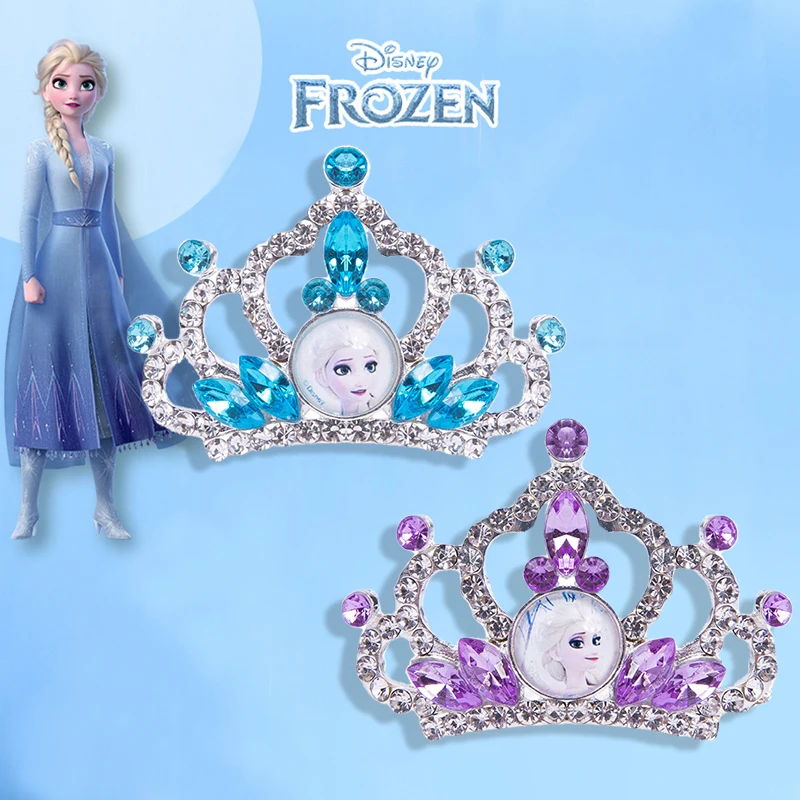 Disney Frozen 2 Эльза Девочки Корона Русалочка Расчески для волос Детская косметика Развлекательные игрушки Детские аксессуары Подарок на Рождество для малышей