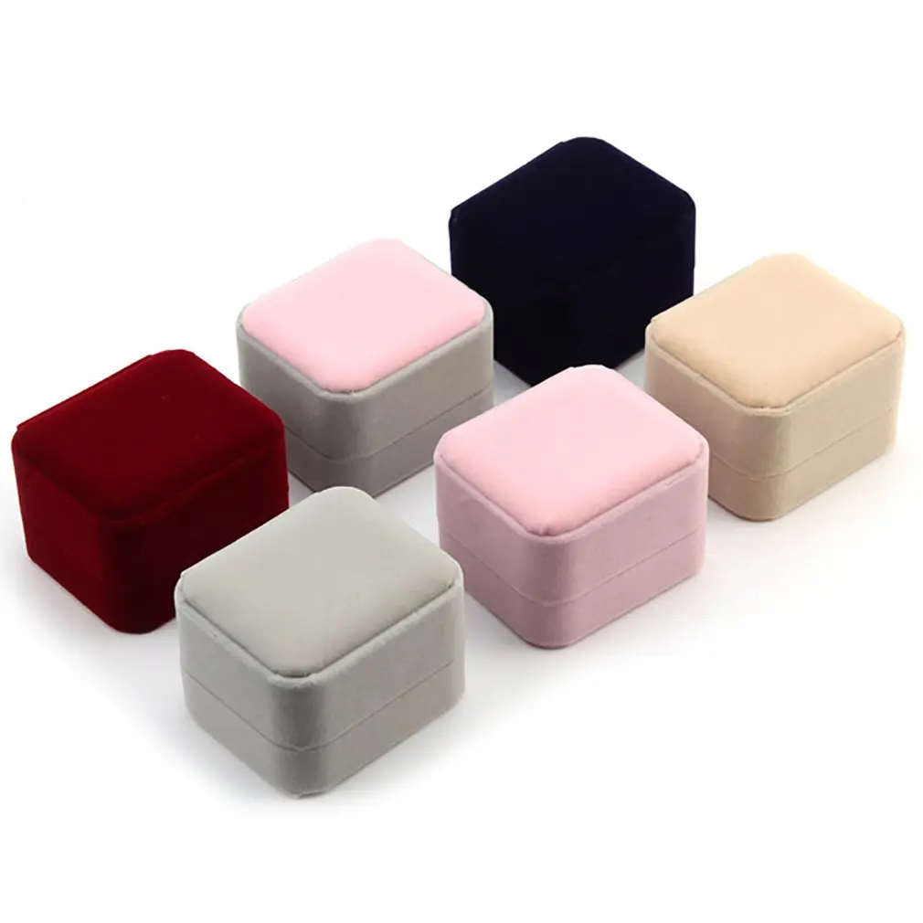 Мини ювелирные изделия Кольцо Подарочная Дисплей упаковочные подарки коробка