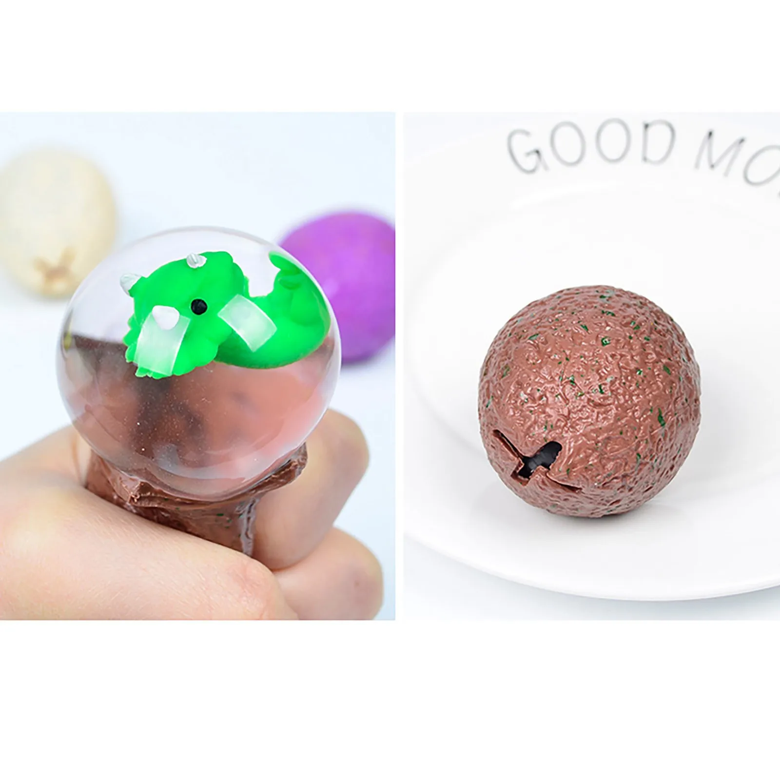 

Фиджет-игрушки динозавр Eg g резиновые игрушки для снятия стресса динозавр E ggs игрушка динозавр 12 шт. декомпрессионные фиджет-игрушки новые и...