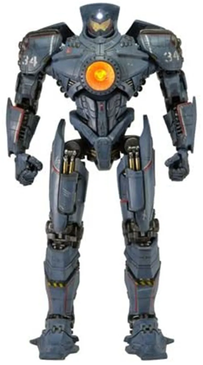 Bandai Pacific Rim Jaeger18Cmpvc модель ручной гипсотерапии детская игрушка коллекционный
