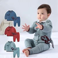 2020 talloly autumn childrens cardigan suit baby outing clothing baby knitted sweater wool boutique suit