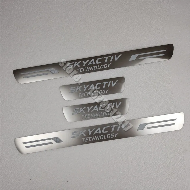 

Car Styling stainless steel sill Scuff Plate/Door Sill Door Sill Car Accessories for Mazda cx-5 cx5 2012 2013 2014 2015 2016