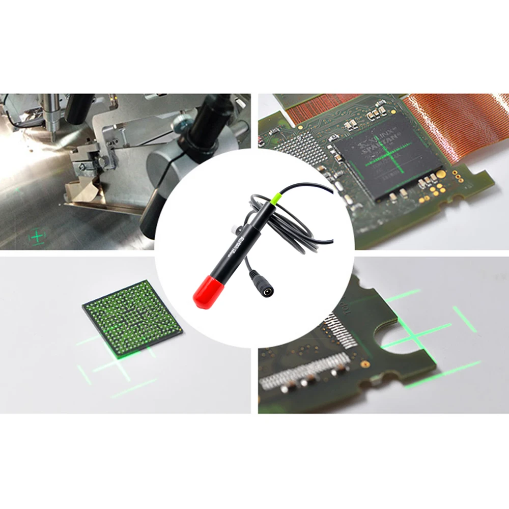 Laser positioner Sewing Machine Positioning Lamp Cross Tianzi Round Point Type Green Blue White Light Support | Инструменты