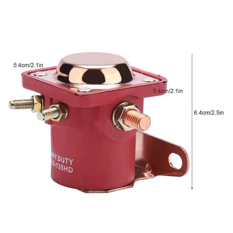 Реле Новый 4-терминал красный электромагнитные реле 12V Heavy Duty 10-32 пост 5/16-24 для