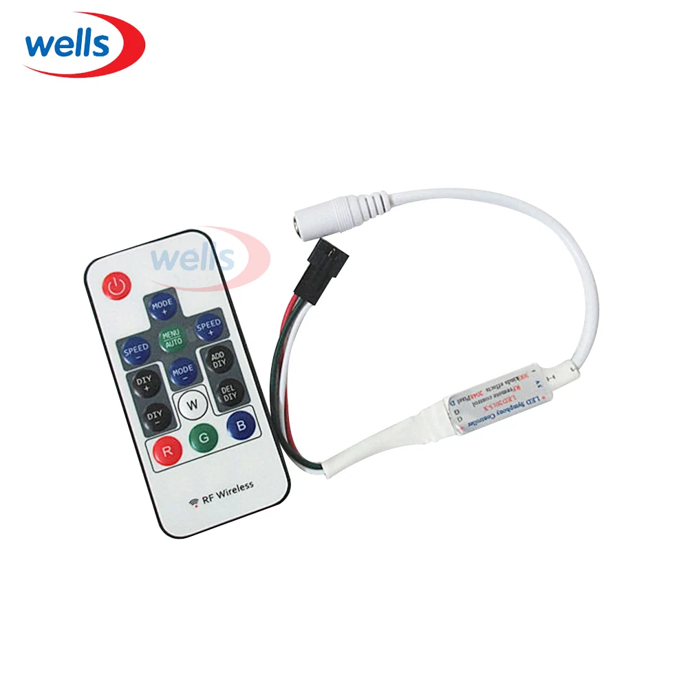 Новейший беспроводной Радиочастотный цифровой цветной светодиодный контроллер