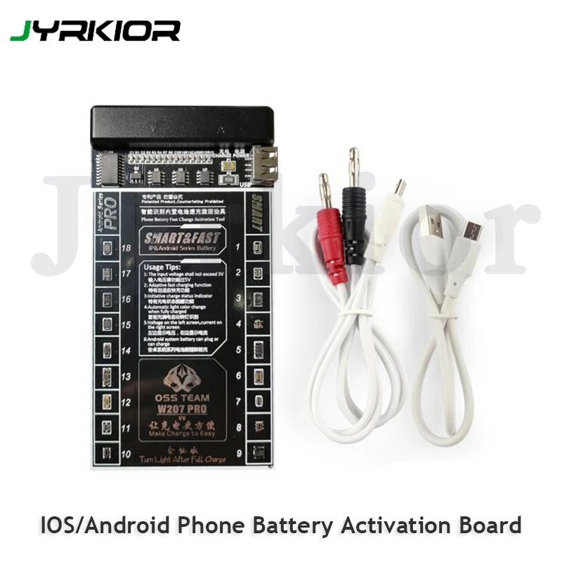

Jyrkior For iPhone 4- 11 Pro 12 mini 12 Pro max /Android Cellphone Battery Tester/Charger Charging Activation Circuit Board Test