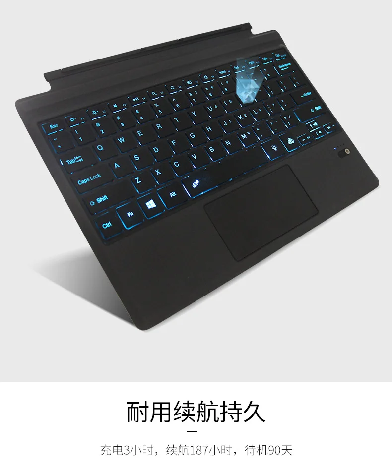 Ультратонкая Магнитная Bluetooth-клавиатура для Microsoft surface go универсальная цветная